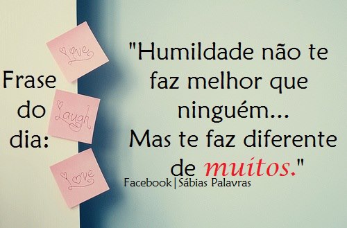 Frase do dia