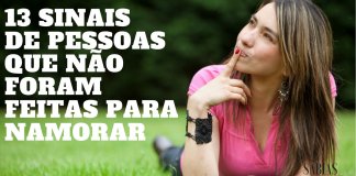 13 sinais de que poderás não ter sido feita(o) para relacionamentos