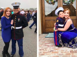 Menino adorável substituiu irmão militar que não pôde levar a namorada ao baile de finalistas