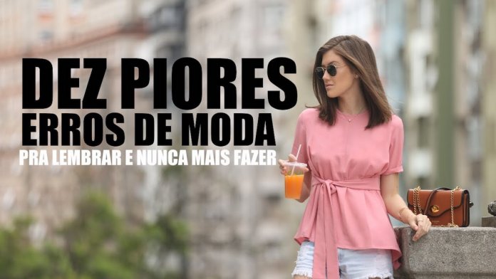 10 dos piores erros de moda