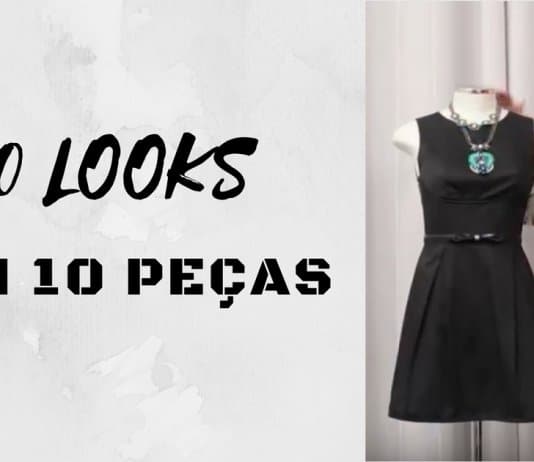 30 looks diferentes com apenas 10 peças de roupa básicas