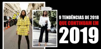9 tendências de moda de 2018 que irão permanecer em 2019
