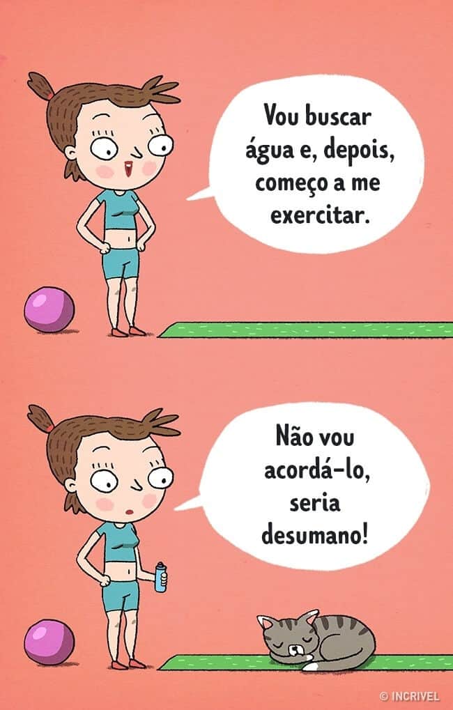 sabiaspalavras.com - 14 ilustrações que retratam na perfeição o desejo de ficar em forma