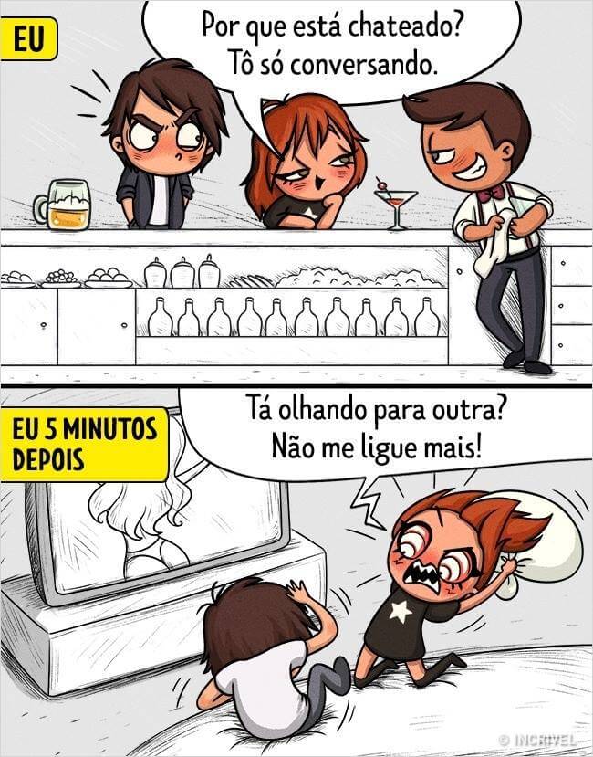 sabiaspalavras.com - 15 ilustrações que retratam na perfeição o quanto as mulheres conseguem ser imprevisíveis