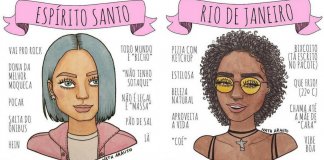 Ilustradora cria uma série de ilustrações que retratam as mulheres de cada estado brasileiro
