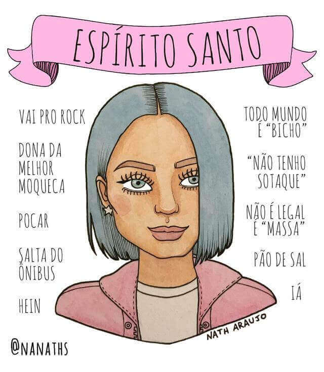 sabiaspalavras.com - Ilustradora cria uma série de ilustrações que retratam as mulheres de cada estado brasileiro