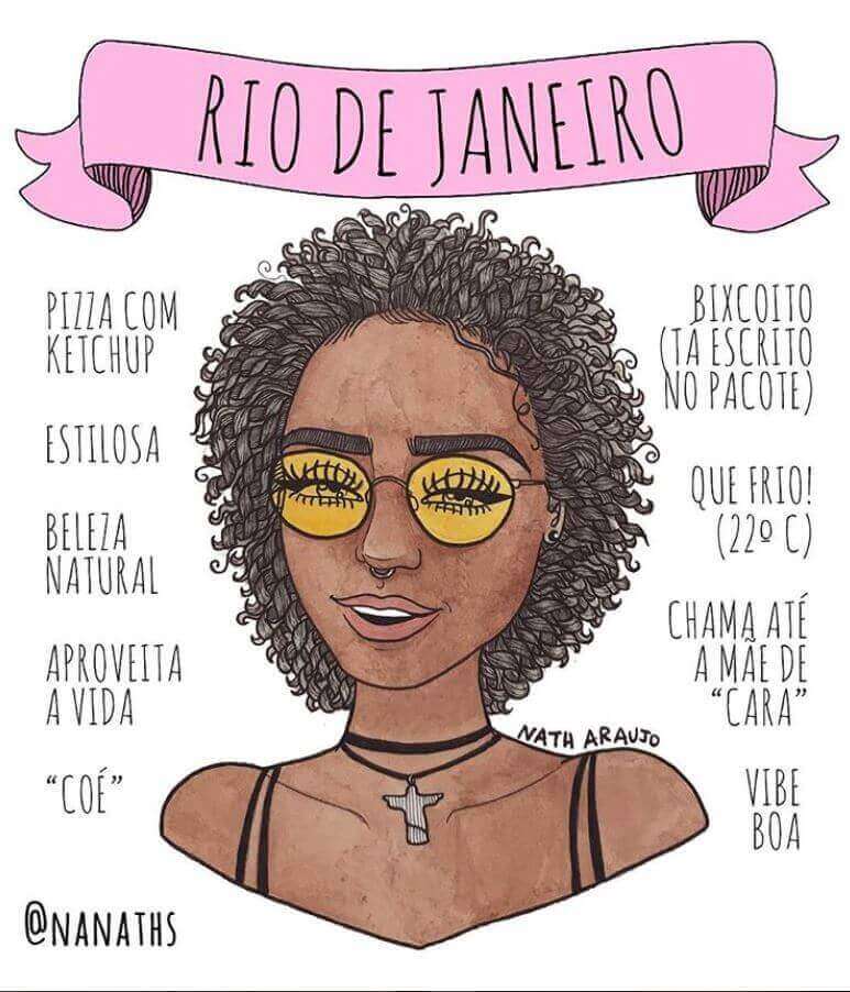 sabiaspalavras.com - Ilustradora cria uma série de ilustrações que retratam as mulheres de cada estado brasileiro