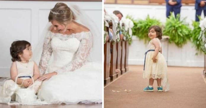 Menina sobrevive a cancro e é convidada para ser a menina das flores do casamento da sua doadora