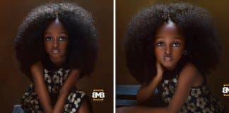 Jare, uma menina nigeriana de 5 anos, é a “mais linda do Mundo”