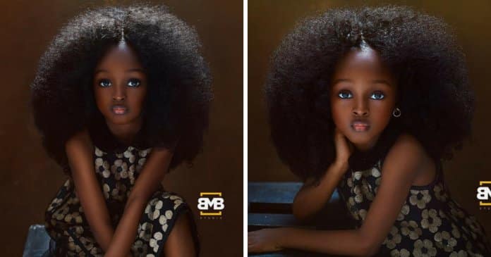 Jare, uma menina nigeriana de 5 anos, é a “mais linda do Mundo”