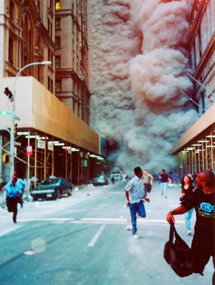 sabiaspalavras.com - 19 fotos raras do 11 de Setembro que possivelmente nunca viste