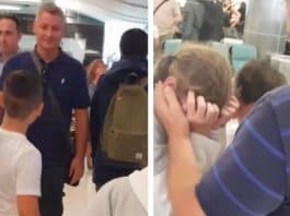 Pais divorciados surpreendem filhos ao irem todos juntos de férias