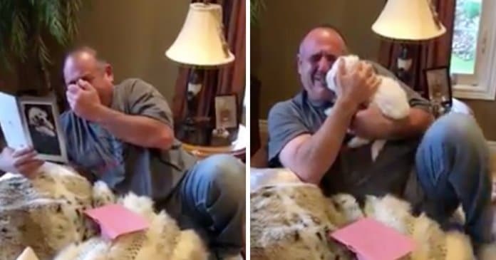 Pai perde os seus dois cachorros, mas a filha surpreende-o com um presente especial