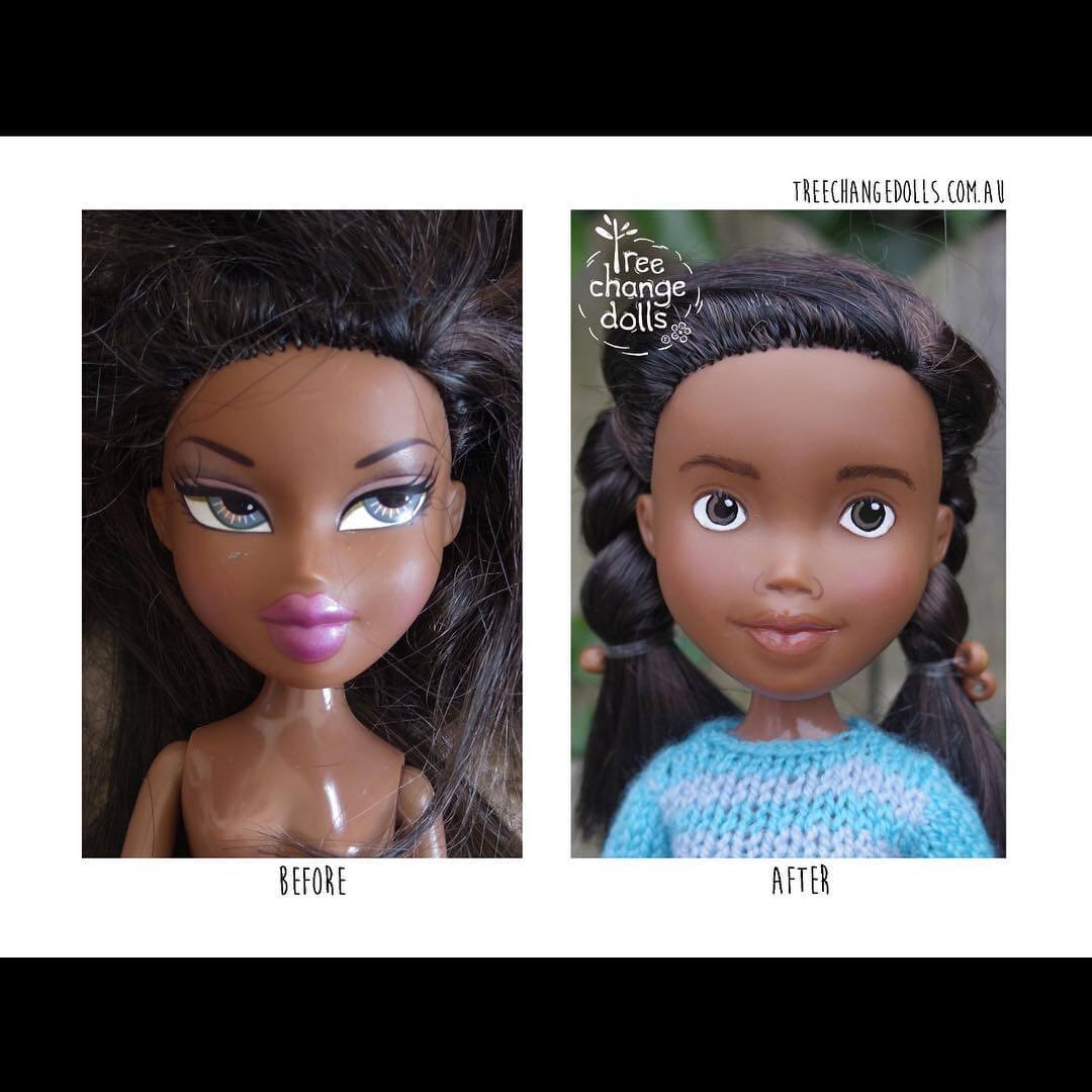 sabiaspalavras.com - Artista retira maquiagem de bonecas e transforma-as em "crianças reais"