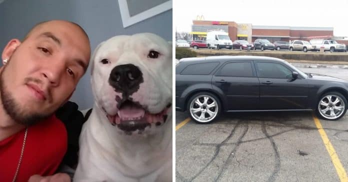 Homem coloca carro à venda para tentar salvar o seu cachorro