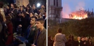 Multidão emociona o Mundo ao cantar “Ave Maria” enquanto a Catedral Notre-Dame ardia