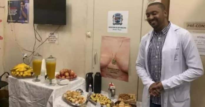 Médico do SUS oferece café da manhã e lanche para pacientes que esperam até à noite por consulta