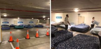 Estacionamento torna-se em refúgio seguro para sem-abrigos à noite