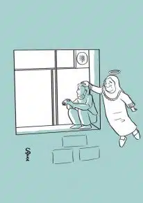 sabiaspalavras.com - Mãe contraiu COVID-19 e filho acompanhou-a todos os dias da janela do hospital, até ao fim