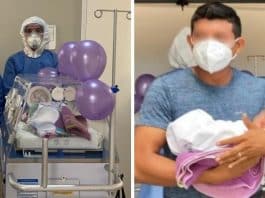 Bebé venceu COVID-19 com apenas 10 dias de vida
