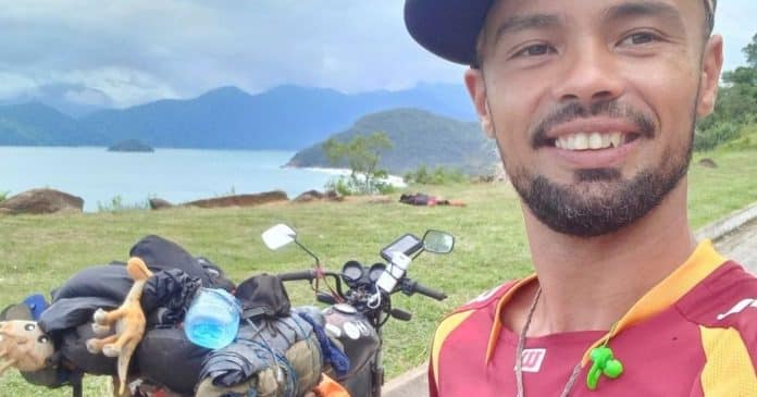 Morre mochileiro que percorreu mais de 36 mil km pelo Brasil e se acidentou no final da viagem