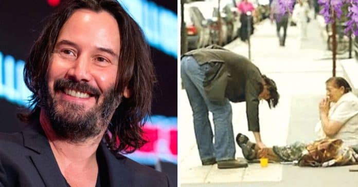 Keanu Reeves não usa roupas de marca nem mora em uma mansão. Ele doa seu dinheiro aos necessitados