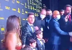 sabiaspalavras.com - Messi recusou que sua esposa fosse tirada das fotos depois de ganhar a Bola de Ouro