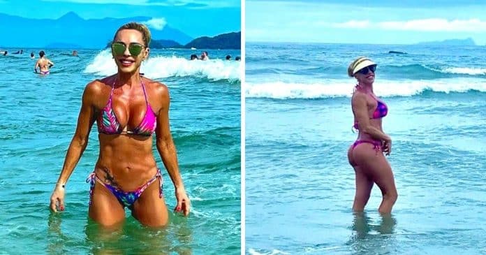 Aos 65 anos, ela inspira com seu corpo escultural: como o conseguiu?