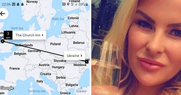 Mulher bêbada pede Uber de R$ 30 mil para guerrear na Ucrânia