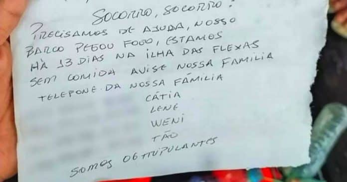 Pedido de socorro em garrafa pet ajuda Marinha a encontrar náufragos em ilha deserta: ‘avise nossa família’