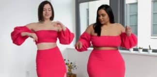 “Estilo não tem tamanho”: amigas mostram como a mesma roupa fica em seus diferentes tamanhos de corpo