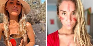 Mulher incentiva uso da menstruação para cuidar da pele, pintar e regar: “É curativo e espiritual”