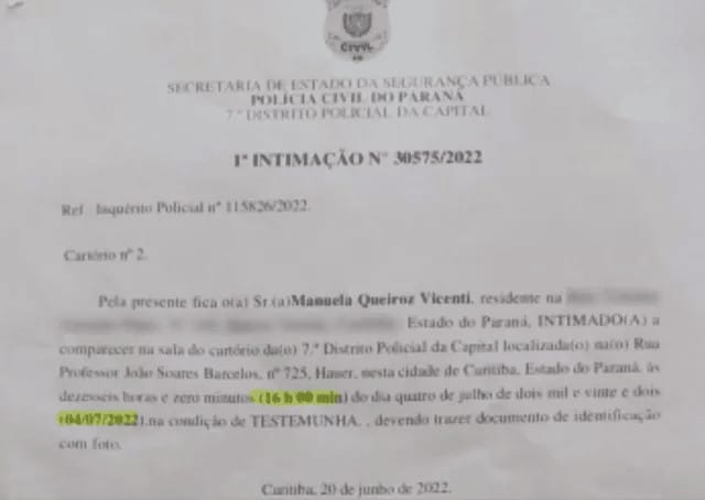 sabiaspalavras.com - Polícia intima grávida falecida há dois meses a prestar depoimento como testemunha