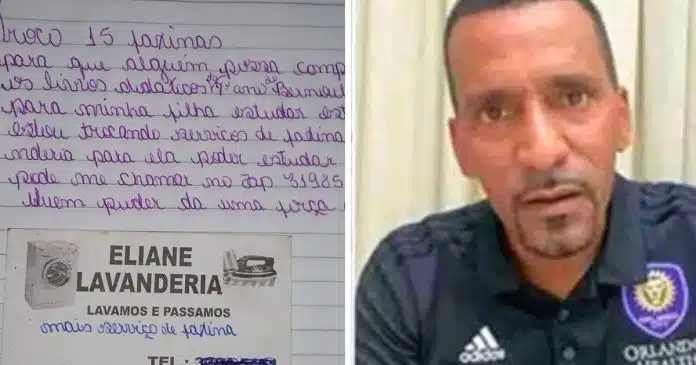 Empresário paga dívida de mãe que ofereceu faxinas em troca de livros escolares para a filha: “Só tenho a agradecer”