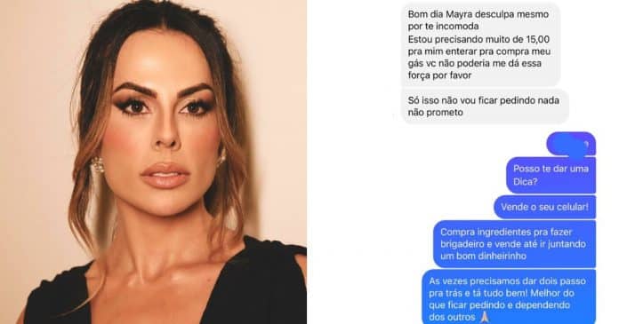 Influenciadora causa polêmica nas redes ao responder seguidora que pediu R$ 15: “Vende o celular”