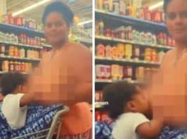 Mãe é criticada por amamentar o filho em supermercado e divide opiniões