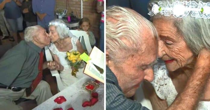 Avós voltam a namorar como antigamente e se casam com mais de 90 anos: “Amor puro”