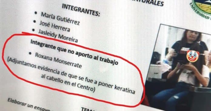 Alunos expõe colega que não contribuiu em nada em seu trabalho em grupo