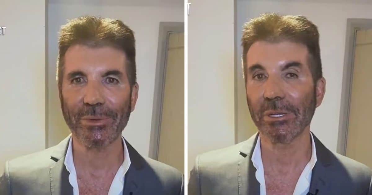 sabiaspalavras.com - Simon Cowell, do "American Idol", aparece com rosto irreconhecível