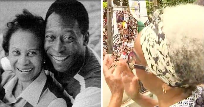 Aos 100 anos, mãe de Pelé emocionou a todos no cortejo do filho que seguiu até sua casa