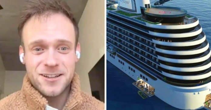 Homem compra apartamento em navio de cruzeiro: é mais barato do que uma casa e poderá viajar pelo mundo