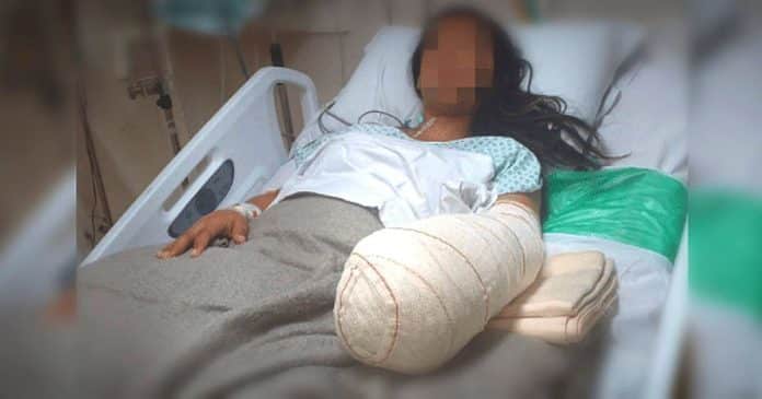 Hospital justifica o que levou à amputação do braço da mãe: “60% morrem”