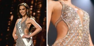 “Humilde”: Miss Tailândia faz homenagem ao pai que catava lixo e usa vestido feito de lacre de latinhas