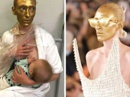 Modelo amamenta filha nos bastidores de importante desfile de moda em Paris: “A única coisa que importa”