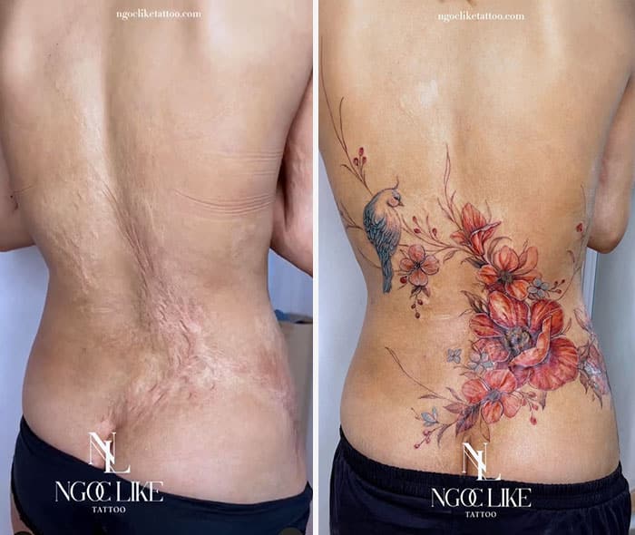 sabiaspalavras.com - Tatuador cobre com arte cicatrizes de mulheres recuperando confiança de seus corpos