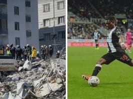 Foi encontrado o corpo do jogador ganês, Christian Atsu, sob escombros na Turquia