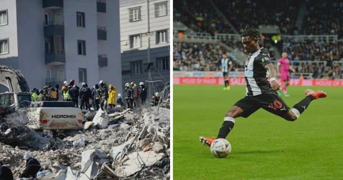 Foi encontrado o corpo do jogador ganês, Christian Atsu, sob escombros na Turquia
