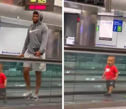 Pai é elogiado por cansar filho antes do voo para deixar todo mundo em paz: “Gênio”