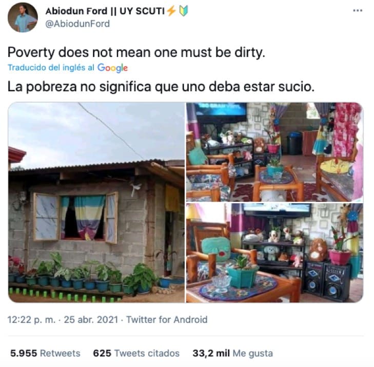 sabiaspalavras.com - "Pobreza não significa sujeira": jovem é aplaudida ao mostrar sua casa humilde, mas organizada