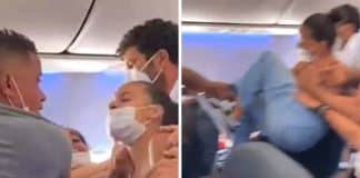 ‘Teve mordida, tapa, murro’: passageiros brigam dentro de avião; veja vídeo